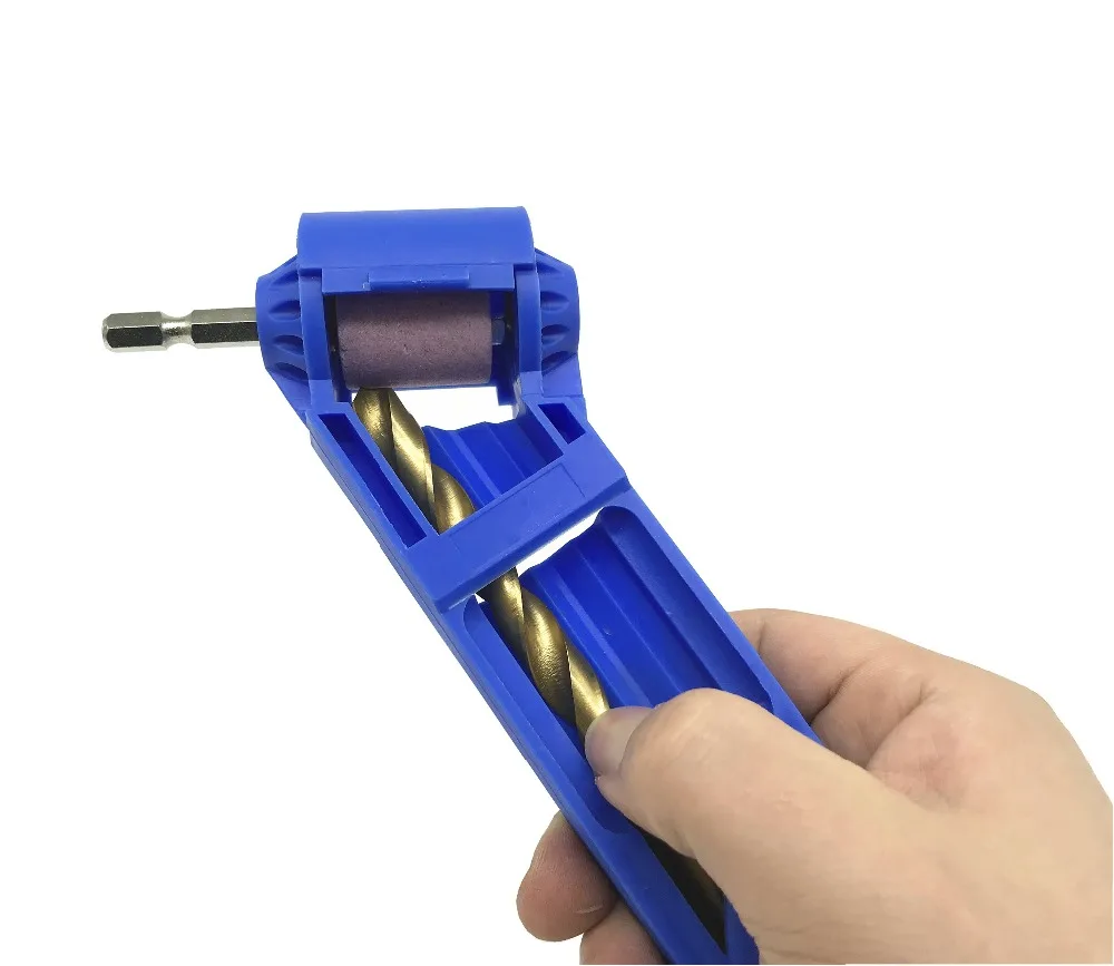 Milda Drill Bit Sharpener Corundum Grinding Wheel Portable Power Tool for Drill Polishing Wheel Dri