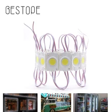 DIY светодиодный модуль круглая COB Светодиодная буква 10 шт./лот модуль света DC12V Водонепроницаемая реклама зеленый белый теплый белый синий желтый