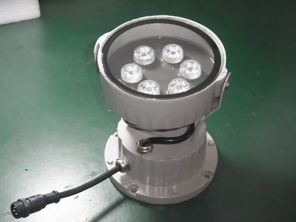 Светодиодные прожекторы постоянного тока 6 Вт 12 В DMX512 трехканальные RGB IP65