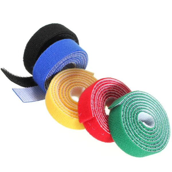 

High quality 100cm*20mm Magic PC TV Computer Wire Cable Ties Organizer Maker Holder Management Straps/tie magic tape