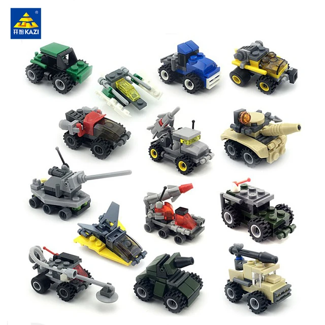 Kazi Bricks Military, Toy Block Army Tank, Transportation Army