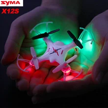 SYMA X12S Pocket Dron Nano RC Quadcopter Aircraft 4CH 6 Axis 2.4GHz Mini Drone RC Helicopter Remote Control Toys For Children