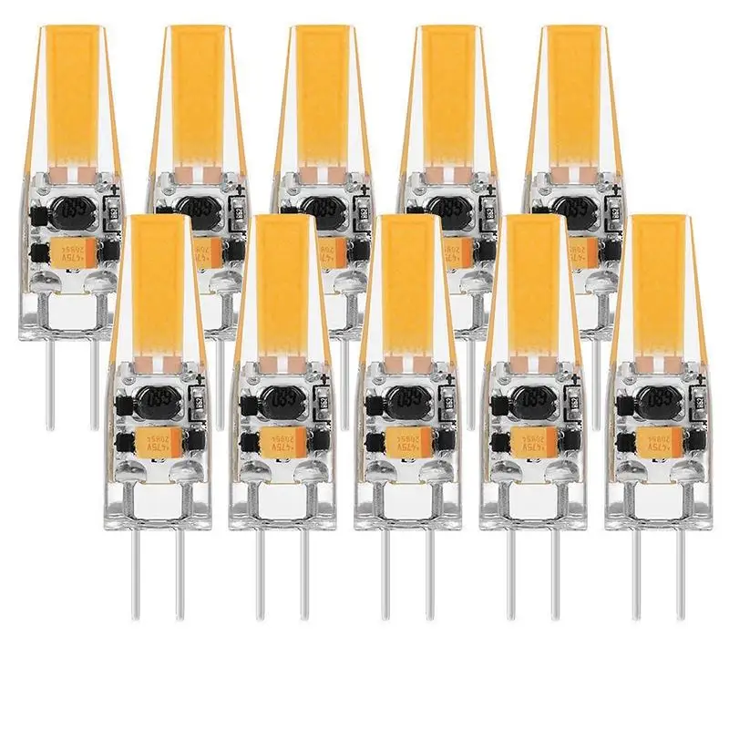 Litake G4 COB LED Bi Pin Ceilling RV/лодка/шкаф/люстра лампа заменить 10 Вт галогенная 12 В 220 AC/DC