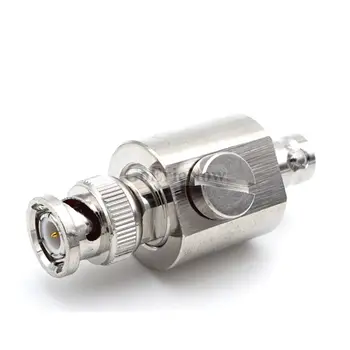 

10pcs RF Coaxial BNC Male to Female 0~3G lightning Antenna arrester Connector Adapter
