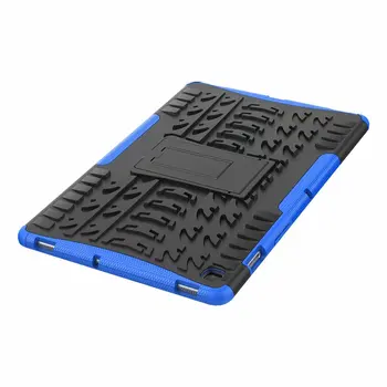 

Tire Pattern Dazzle slim Armor Built-in Kickstand Hybrid 2 in 1 PC TPU Rugged Shockproof case for Samsung Tab S5E 10.5
