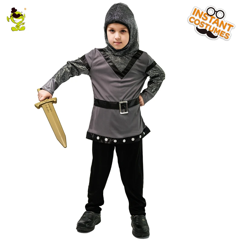 

Boy's Knight Costume Masquerade Superhero Warrior Clothes Role Play Halloween&Christmas Supplier Decorations Knight Costumes