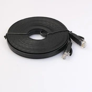 

50pcs/lot Slim flat CAT 6 Computer Ethernet Patch Network Lan CAT6 Cable