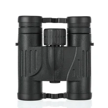 Портативный 10x25 Бинокль Черный HD водонепроницаемый широкоугольный бинокль BAK4 бинокль телескоп портативный Открытый Кемпинг Охота Инструменты
