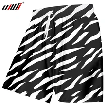 UJWI мужские новые крутые пляжные шорты дропшиппинг 3D печатные креативные полосатые прострочки крутая одежда из спандекса