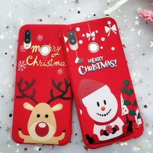 Mate suave funda de Navidad para Huawei P20 lite pro P8 9 10 lite P smart Mate 10 20 lite pro Honor 7A 7C 8X 9 10 lite Y5 Y6 Y7 Y9