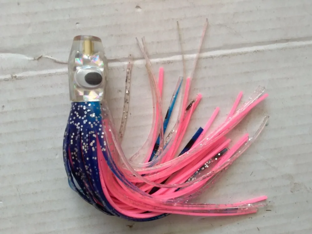 7.5inch 70g Sea Game Trolling Fishing Lure Octopus Skirt Tuna Lure