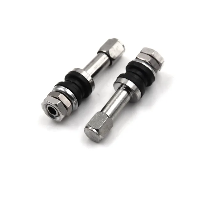 New Stainless Steel TR48E Flush Mount Metal/Chrome Tire Valve Stems