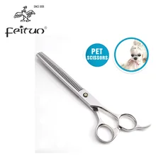 7,0 дюймов из нержавеющей стали 1 шт. Современные Профессиональные ПЭТ Груминг Собак и котов ножницы для истончения волос ножницы для домашних животных парикмахерские инструменты