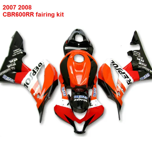 Injection Motorcycle Fairings For Honda Cbr600rr Honda Cbr 600rr 07