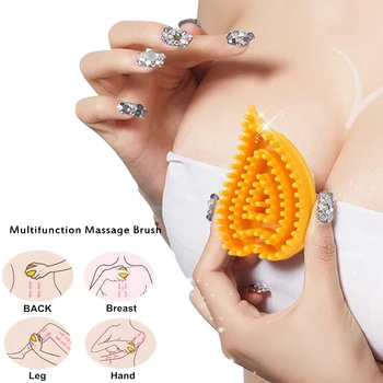 

Body Breast Back Leg Hand Hip Massage Brush Soft TPU Slim Body Brush Dredging the Channel Brush
