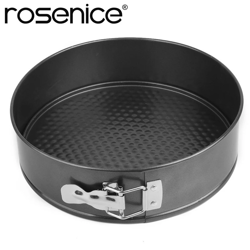 24x7cm DIY Cake Mold Round Non Stick Loose Base Deep Cake Tin Detachable Biscuit Pan Dish