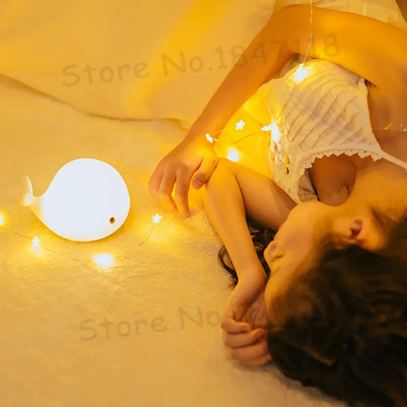 

Novelty Dolphin Touch Sensor Night Light USB Multicolor LED Light Silicone Gel Pat Night Lamp for Child Bedroom Desk Lights 2017