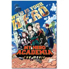 TAAWAA My Hero Academia Anime Art Movie Silk Poster and Print 16x24 20x30 inches Wall Art Picture For Living Room Decortion TAAWAA My Hero Academia Anime Art Movie Silk Poster and Print 16x24 20x30 inches Wall Art Picture For Living Room Decortion