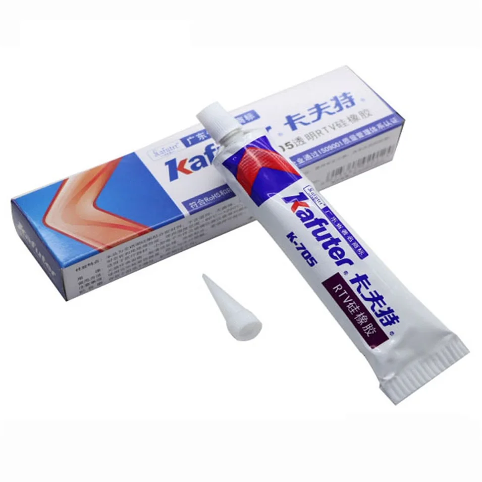 2pcs/lot Genuine Kafuter k 705 RTV Silicone Rubber Electronic Glue