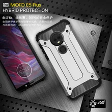 Darbeye dayanıklı Zırh Coque Kapak 5.99For Moto E5 Artı motorola kılıfı Moto E5 E Artı 5th Gen Telefon Arka Coque