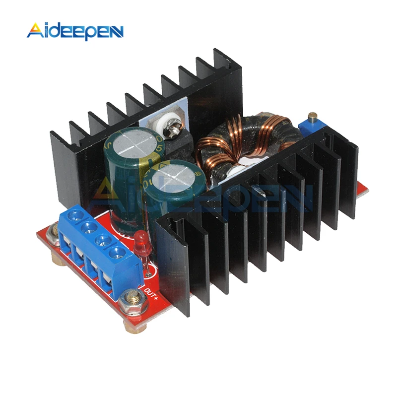 

150W DC-DC Step Up Boost Converter Laptop Power Supply Module 10-32V to 12-35V 10A Max Laptop Voltage Charge Board For Arduino