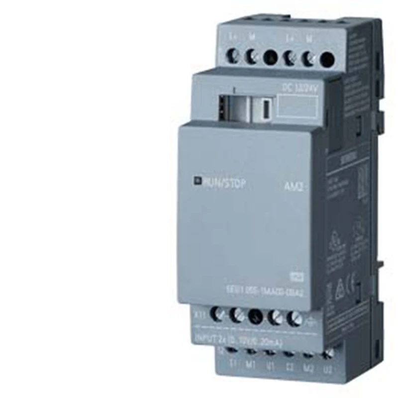 Simatic 6ED1055-1MA00-0BA2 6ED1 055-1MA00-0BA2 логотип модуль расширения 12/24 V DC 2 AI 6ED10551MA000BA2 |