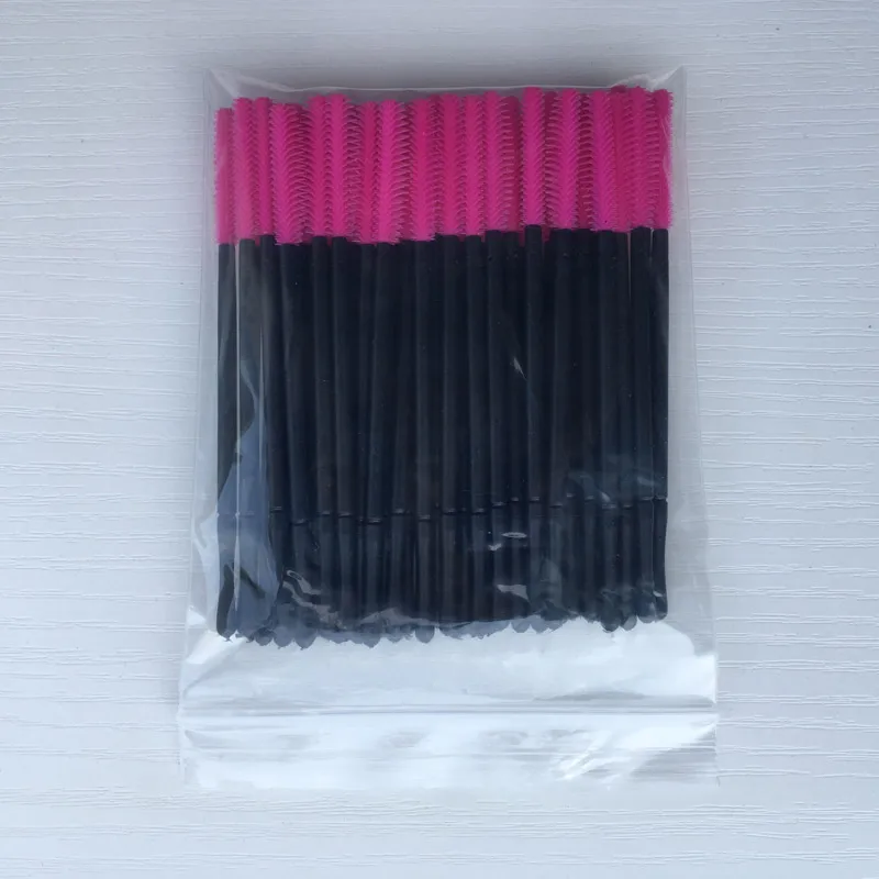 Descartáveis para Cílios Pincéis de Maquiagem Ferramentas de Estilo de Cuidados com os Olhos Silicone One-off Pincel Aplicador Mascara Wand Maquiagem 500 Pcs 5 Cheap Aplicador de sombra