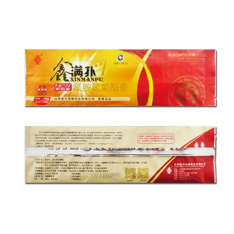 20 Strips/bag Professional Bee Acaricide Beekeeping Medicine Bee Varroa Killer Mites Beekeeping Medication Control