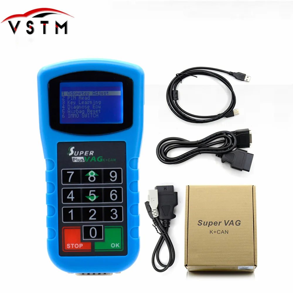 

Professional SuperVAG K CAN Plus 2.0 odometer correction tool key programmer airbag reset tool for VW for Audi Free Shipping