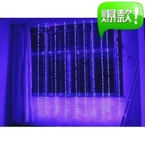 3*1,7 м украшение окна ночник Праздничные огни светодиодные гирлянды, задний грунтовый светильник