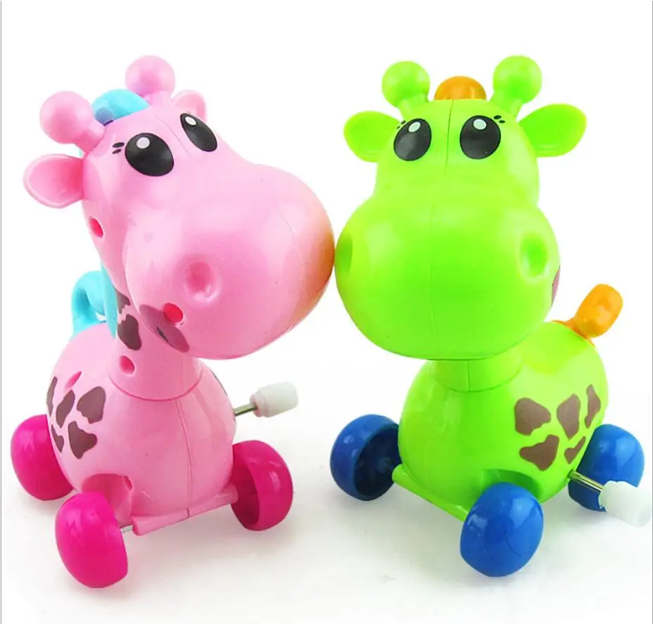 Детское заводное игрушечное животное цепь Жираф маленькая игрушка