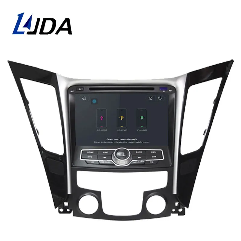 LJDA Android 10 автомобильный dvd-плеер для HYUNDAI SONATA 2012 2013 2Din Автомагнитола gps Навигация стерео Мультимедиа wifi автоаудио