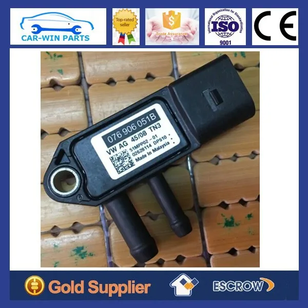 076906051B 076 906 051B DPF Exhaust Differential Pressure Sensor for Audi seat VW 1.2 1.6 2.0 TDi (1)