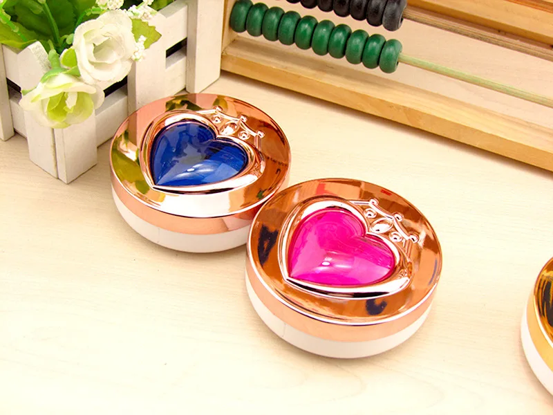 

LIUSVENTINA 2018 New Cute Rose Gold Five-pointed Star Contact Lens Case Box Container for Color Lenses Gift for Lovers