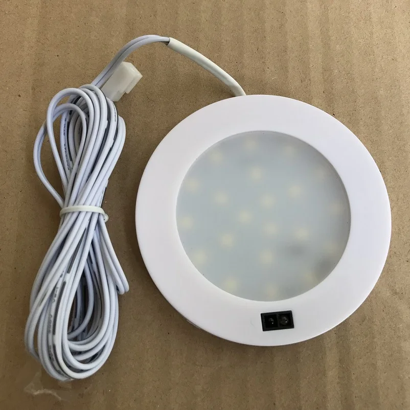 Motion Sensor Switch 12V DC 3w LED Cabinet Dome Light Cool Pure White Ceiling font b