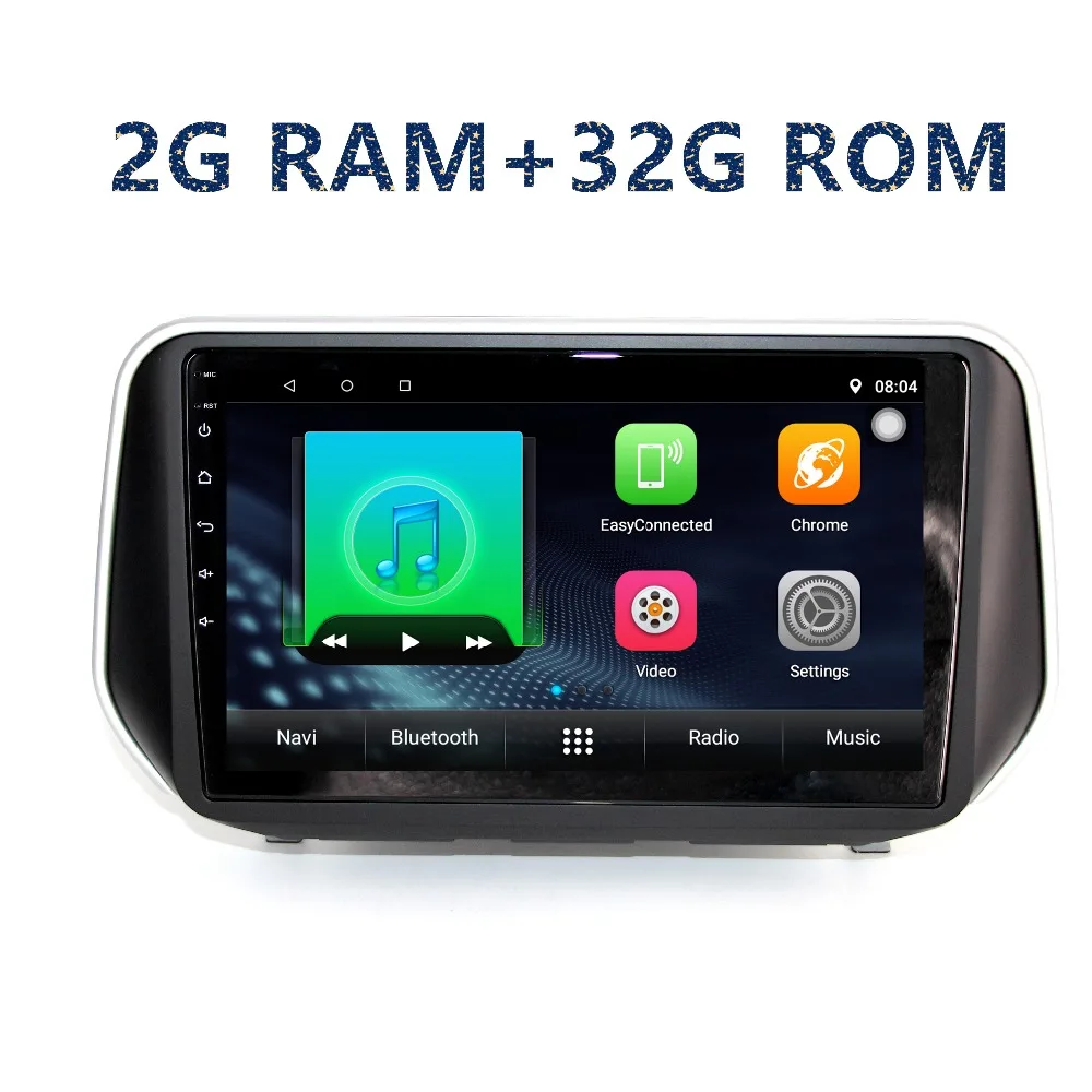 

2 din car radio gps android car Multimedia Player for Hyundai Santa Fe 2019 built in navigation radio stereo BT WIFI FM Map