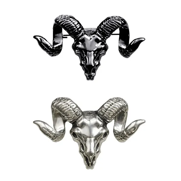 

H:HYDE Free shipping jewelry for gift Christmas gold/Silver Colors Bull Head shape cute unisex's pin brooch