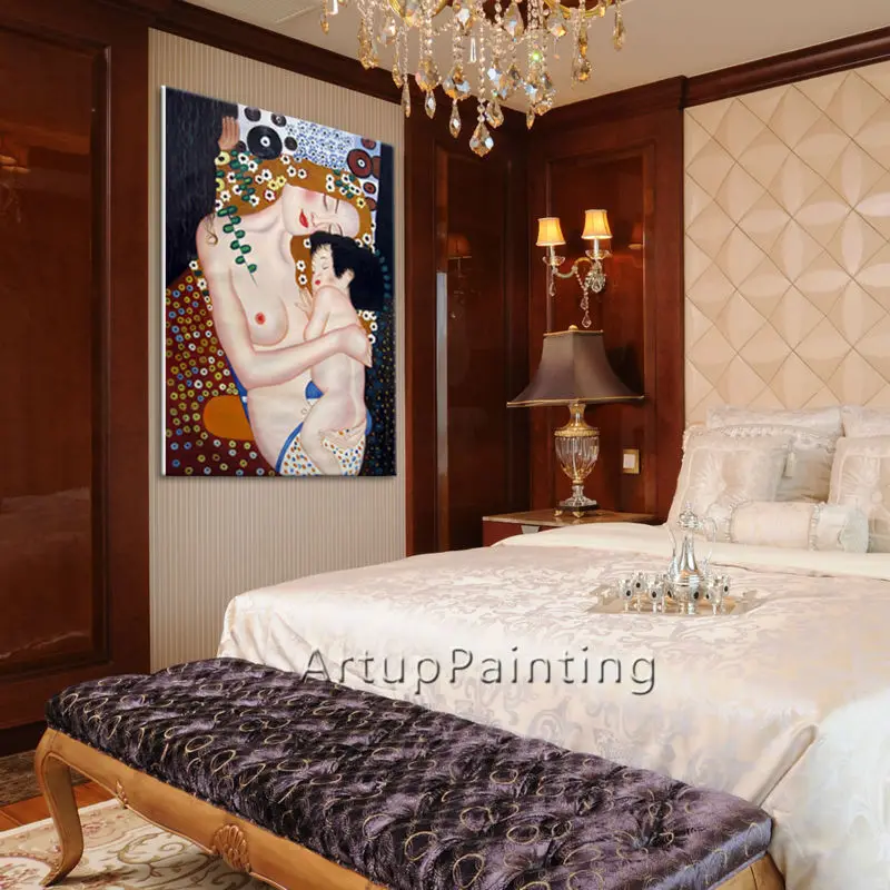 Gustav Климт, картина маслом, картина, поцелуй, холст, живопись, настенные художественные картины для гостиной, домашний декор, Квадро куадро, декорацион, искусство