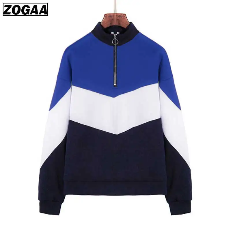 S-3XL Fashion Cool Women Hoodies Pullover 5 colors 2019 Spring Autumn Turn-down Collor Coat Loose Fleece Thick Knit Sweatshirt