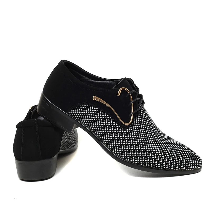 ZYYZYM/мужская повседневная обувь новые модные трендовые Стильные Классические туфли на шнуровке строгие мужские туфли размера плюс 38-48