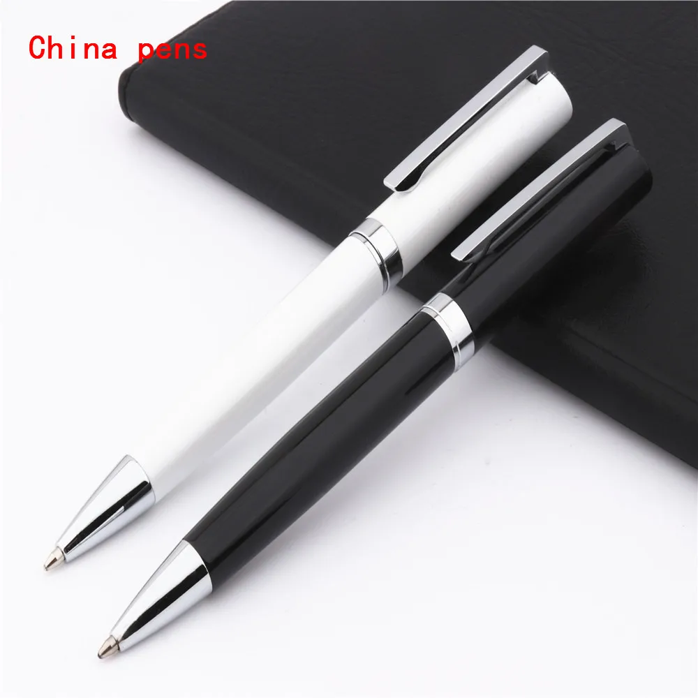 

Luxury 022 Black and white color Businessoffice Medium Nib Ballpoint Pen New