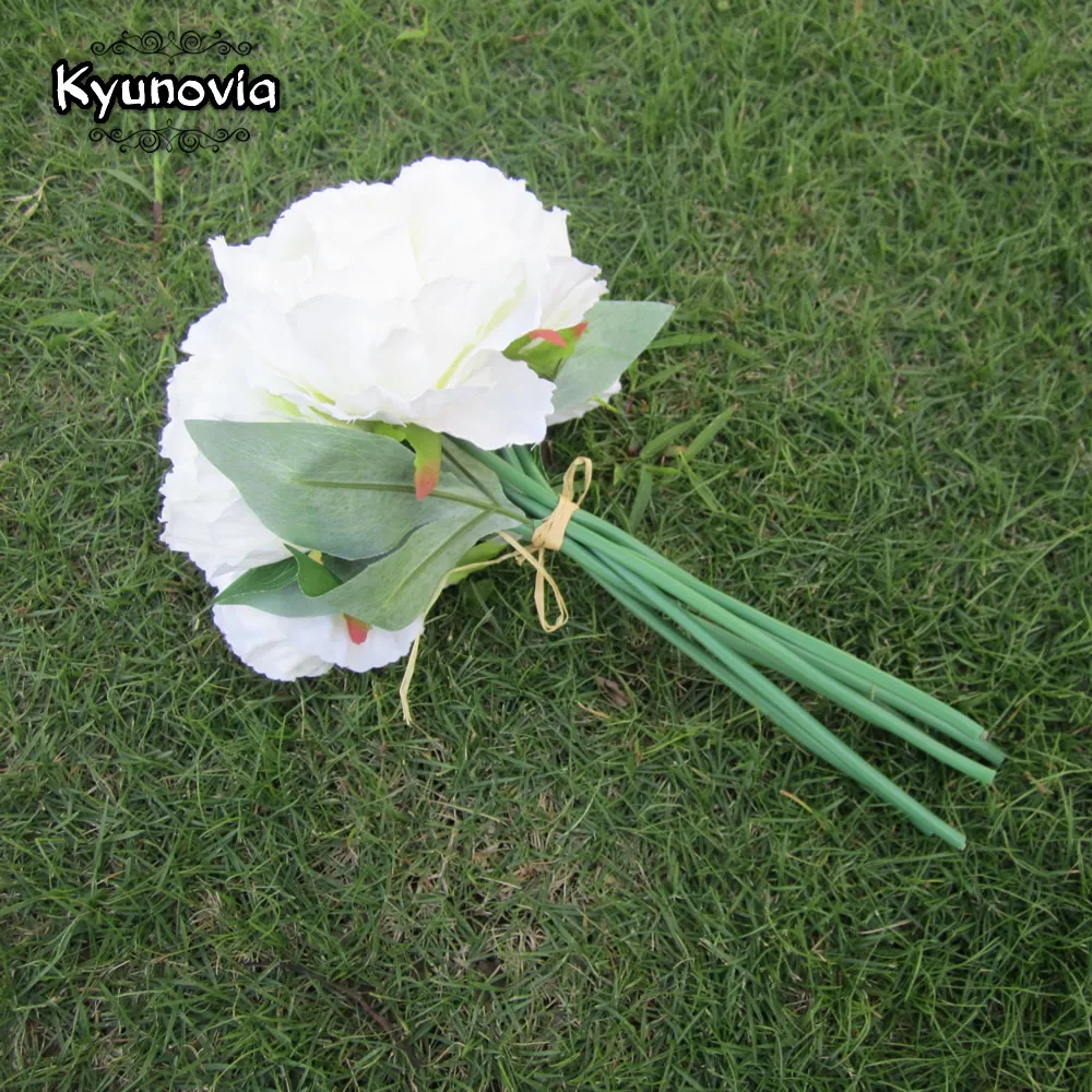 Шелковый Искусственный Пион Kyunovia букет для свадьбы своими руками подружки