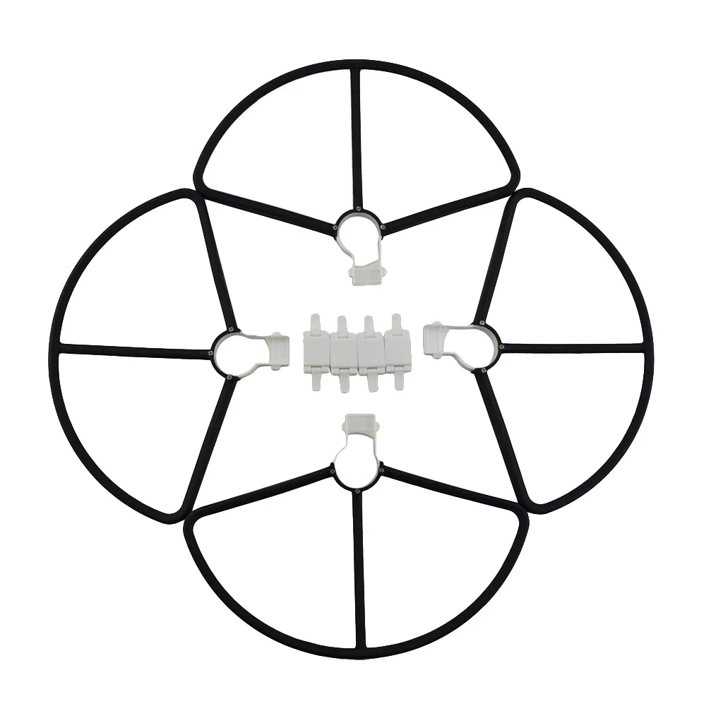 4PCS Propeller+ 4PCS Propeller Guard Protecter Protective Cover For Hubsan Zino H117S Drone Accessories 618#2