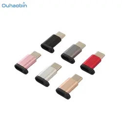 Ouhaobin сотовых телефонов черный USB-C Тип-C на Micro USB данных зарядный адаптер для samsung Galaxy Note8 кабелей Android sep28