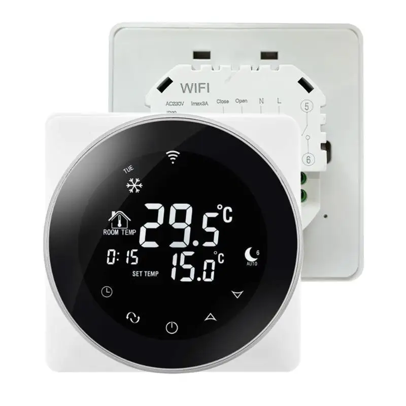 Интеллектуальный термостат для контроллера температуры Wi-Fi для Alexa/Google Home EU Plug(220-240 V) US Plug(90-110 V