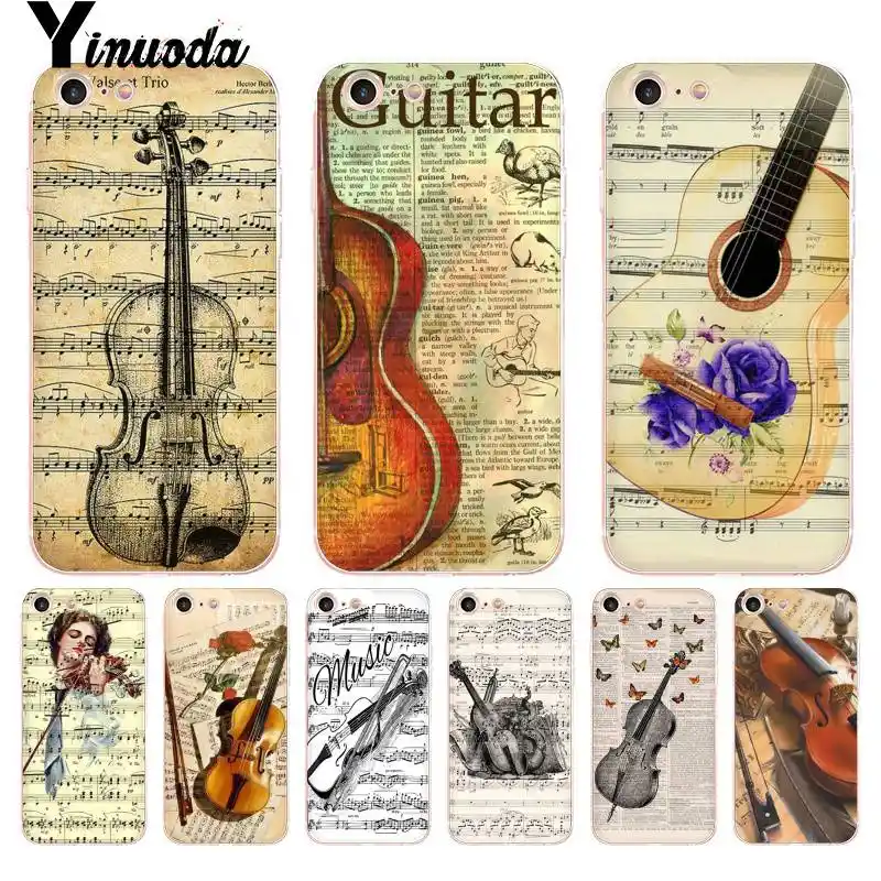 Yinuoda For iphone 7 6 X Case Music Score Musical Instrument Yinuoda For iphone 7 6 X Case Music Score Musical Instrument