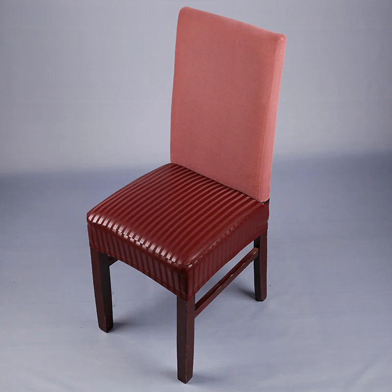 Modern Chair New Seat Covers Leather Pu Elastic Kitchen Mat