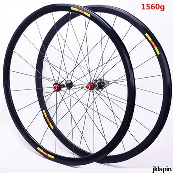 

Road Bike Wheelset 700C Front 20 Rear 24 Holes 8/9/10/11 Speed Bicycle Wheels Ultralight 1560g