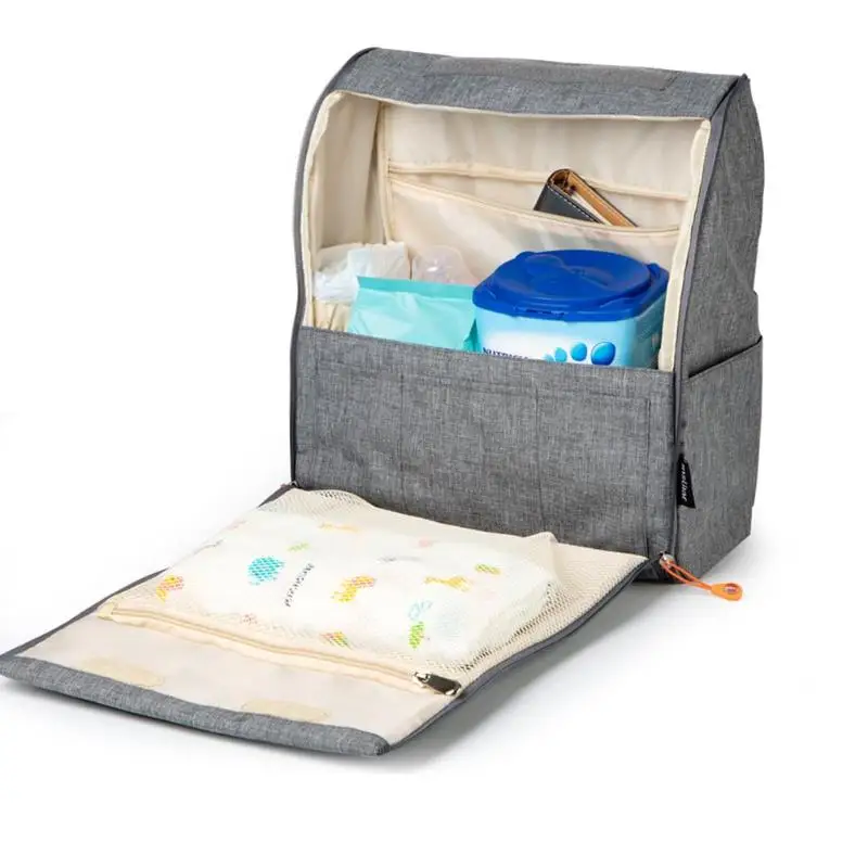Модная сумка для подгузников для мамы многофункциональная большая емкость водонепроницаемый детский органайзер для подгузников Сумка для кормления рюкзак для покупок