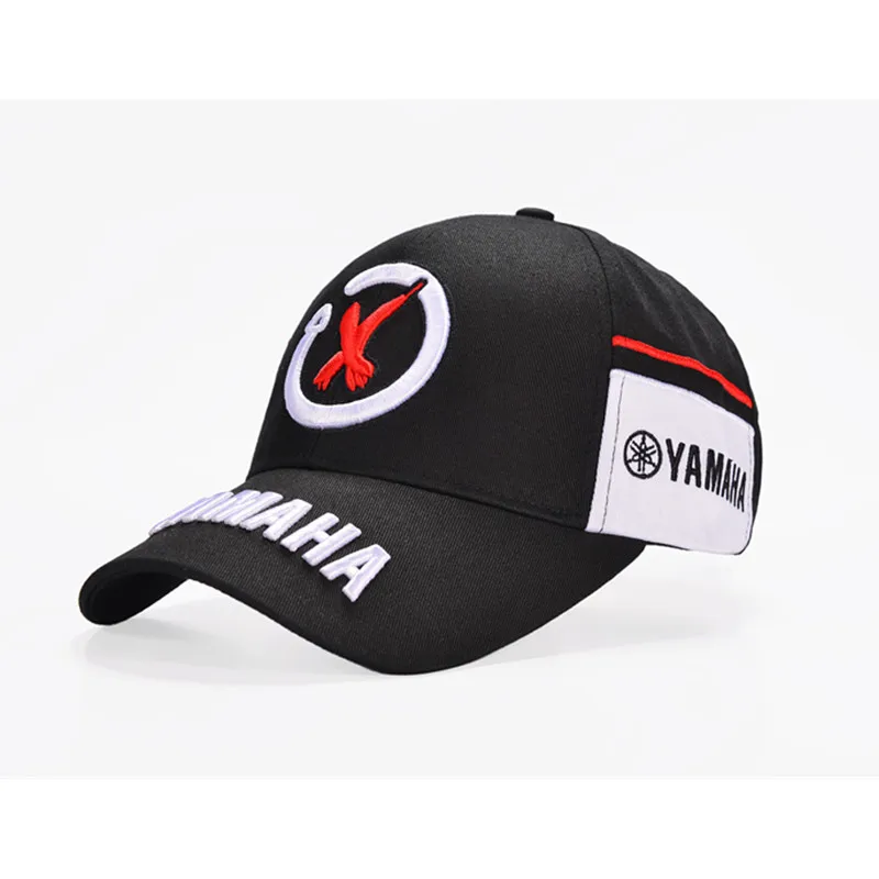 Новинка F1 MOTO GP Jorge Lorenzo вышивка 99 YAMAHA Кепка мотогонок бейсболка Gorra спортивные бейсболки - Цвет: BLACK